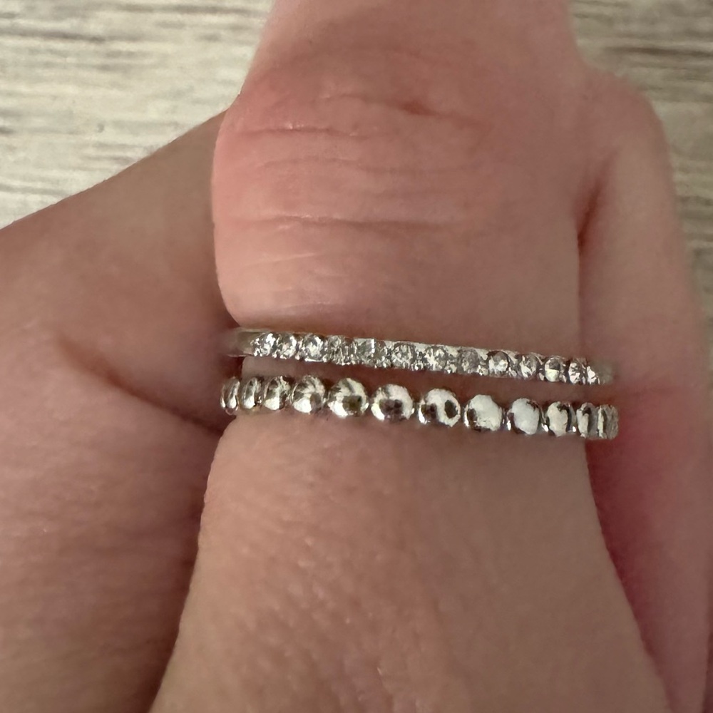 Nwot Marlyn Schiff Arielle Ring Silver